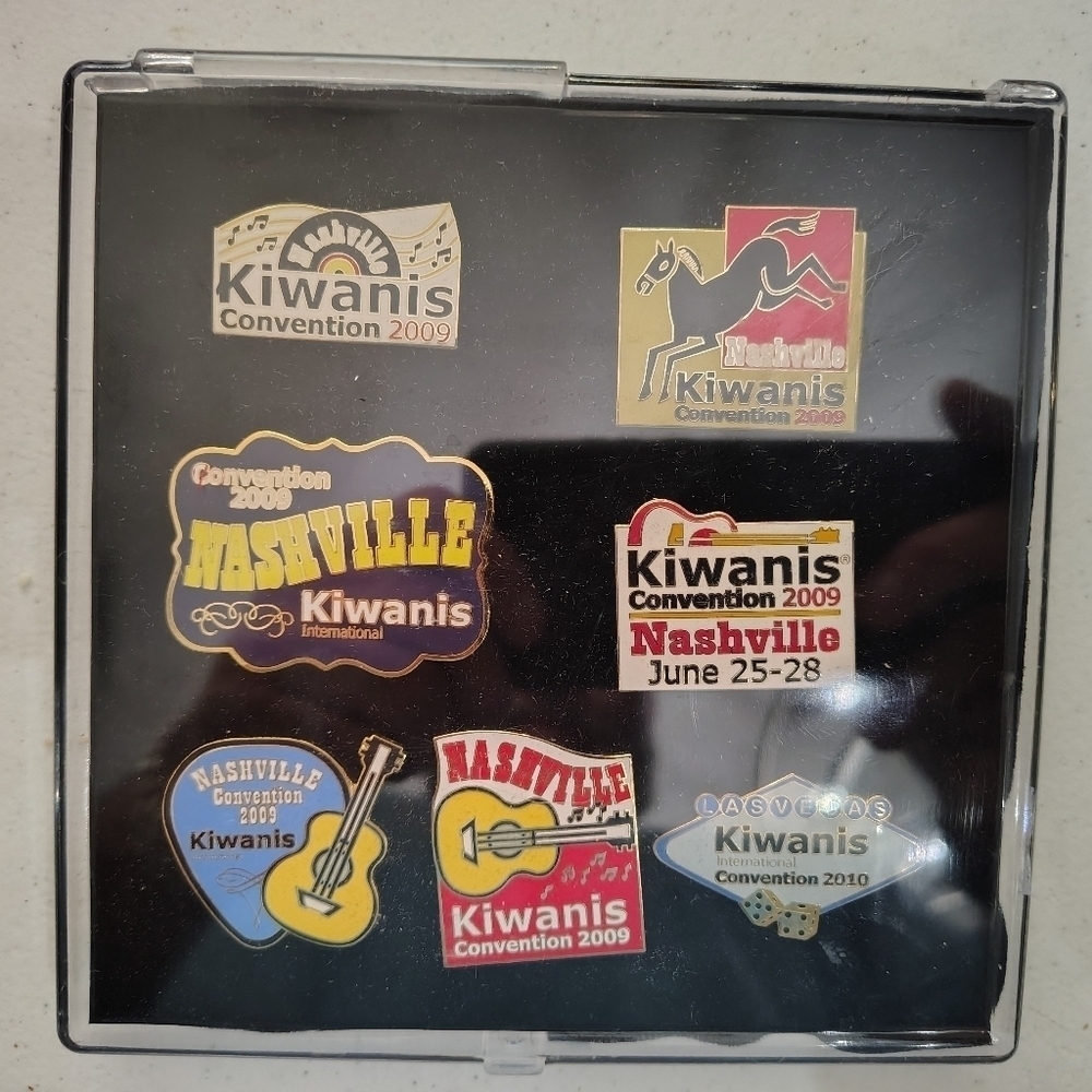 Kiwanis Lapel Pins Collection - 7 Pins